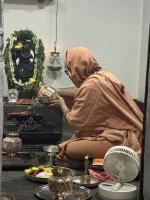 Purnahuti and Pujana by HH Swamiji at Shri Vishveshwara Venugopala Temple; Paduka Pujana (14 Feb 2026) Pictures Courtesy of Shri Shriram Shirali
